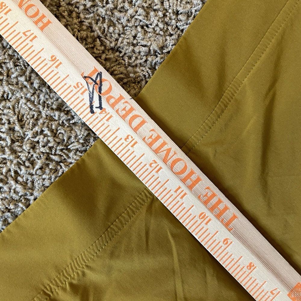 ATHLETA Size 20 Brooklyn Ankle Pants Yellow/Gold Lightweight - Picture 8 of 9